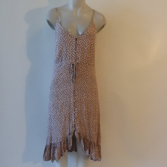 Rails Beige Floral Midi Dress - Picture 3 of 14